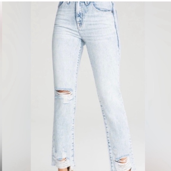 Good American relax fit jeans. Style # GCCU859T size 8 29 - Picture 1 of 9